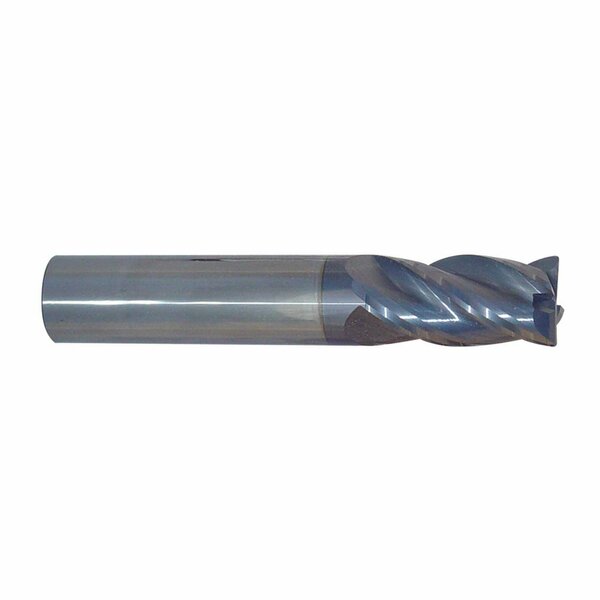 Sowa High Performance Cutting Tools 516 Dia x 516 Shank 4Flute Variable Helix Typhoon Red Series Carbide End Mill 153264